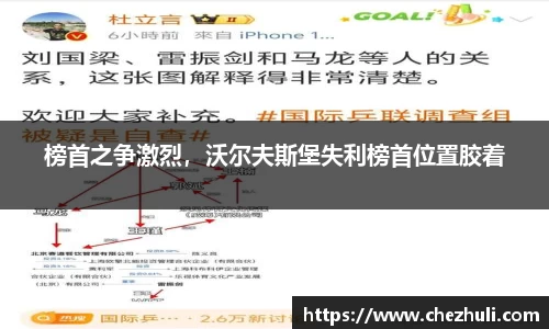 榜首之争激烈，沃尔夫斯堡失利榜首位置胶着